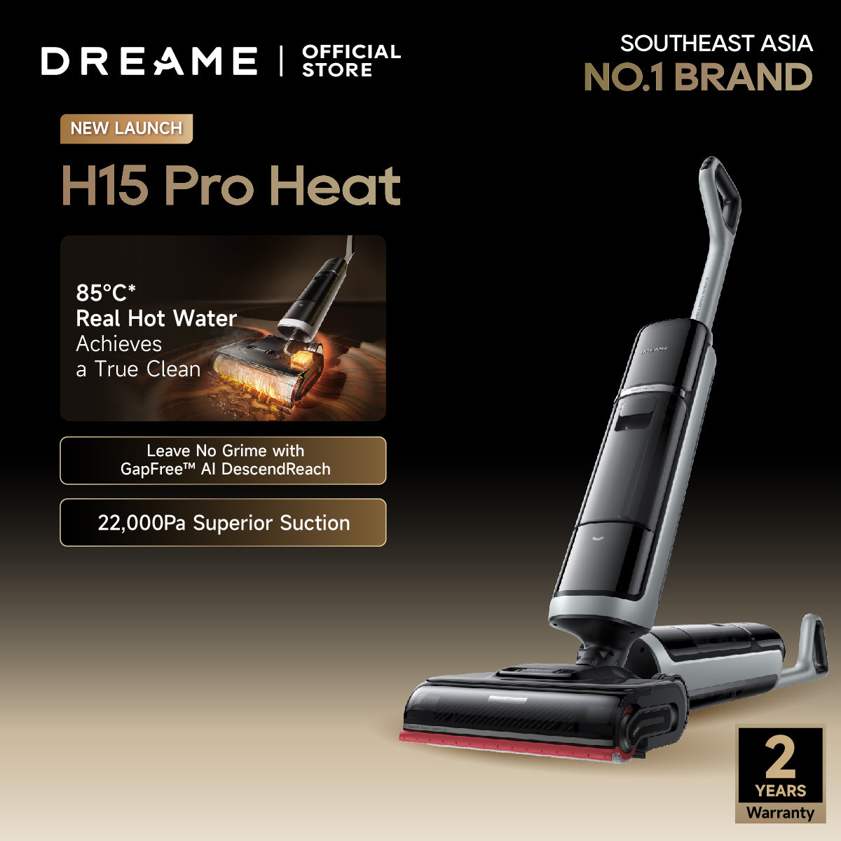 Dreame H15 Pro Heat Wet And Dry Vacuum