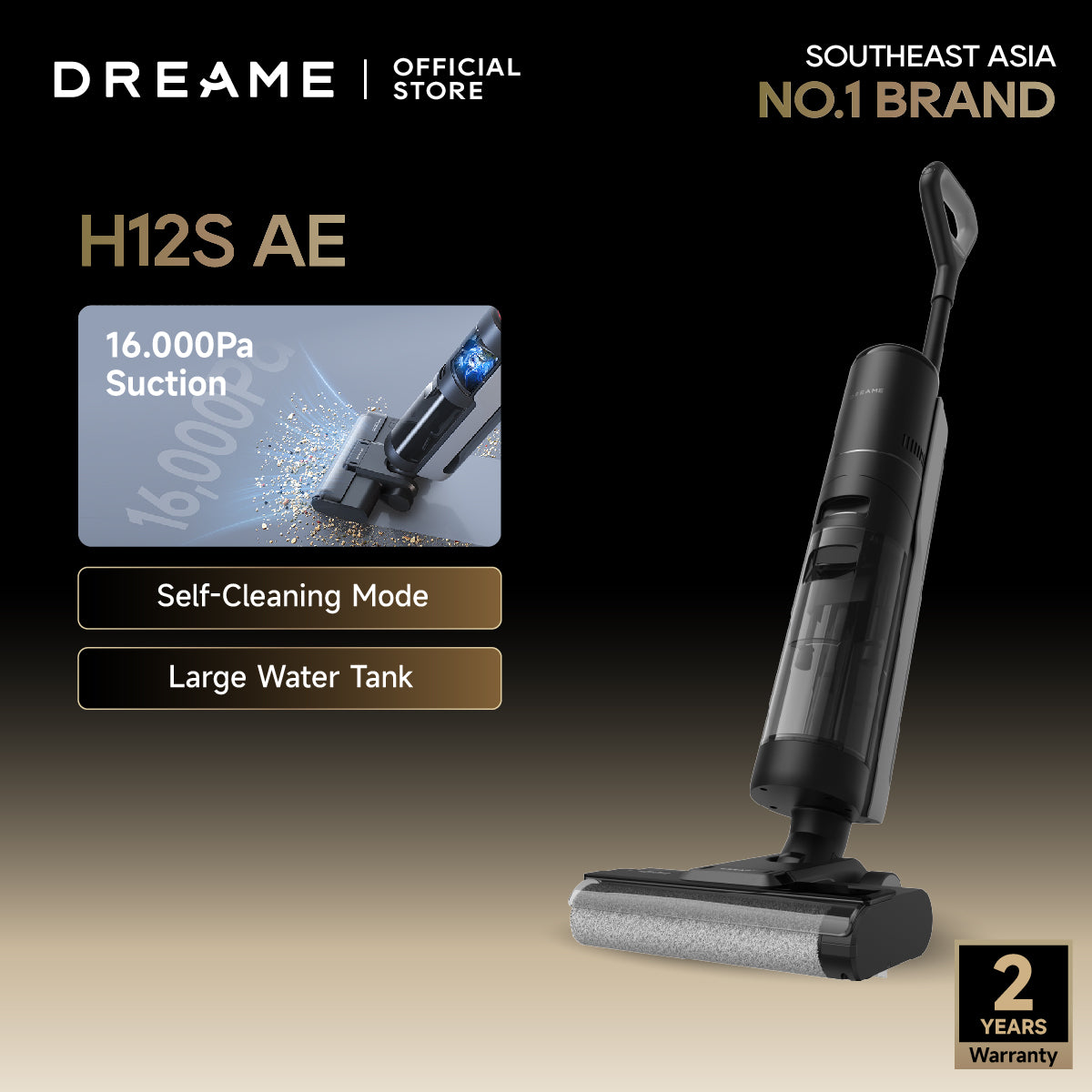 Dreame H12S AE Cordless Wet & Dry Vacuum Cleaner