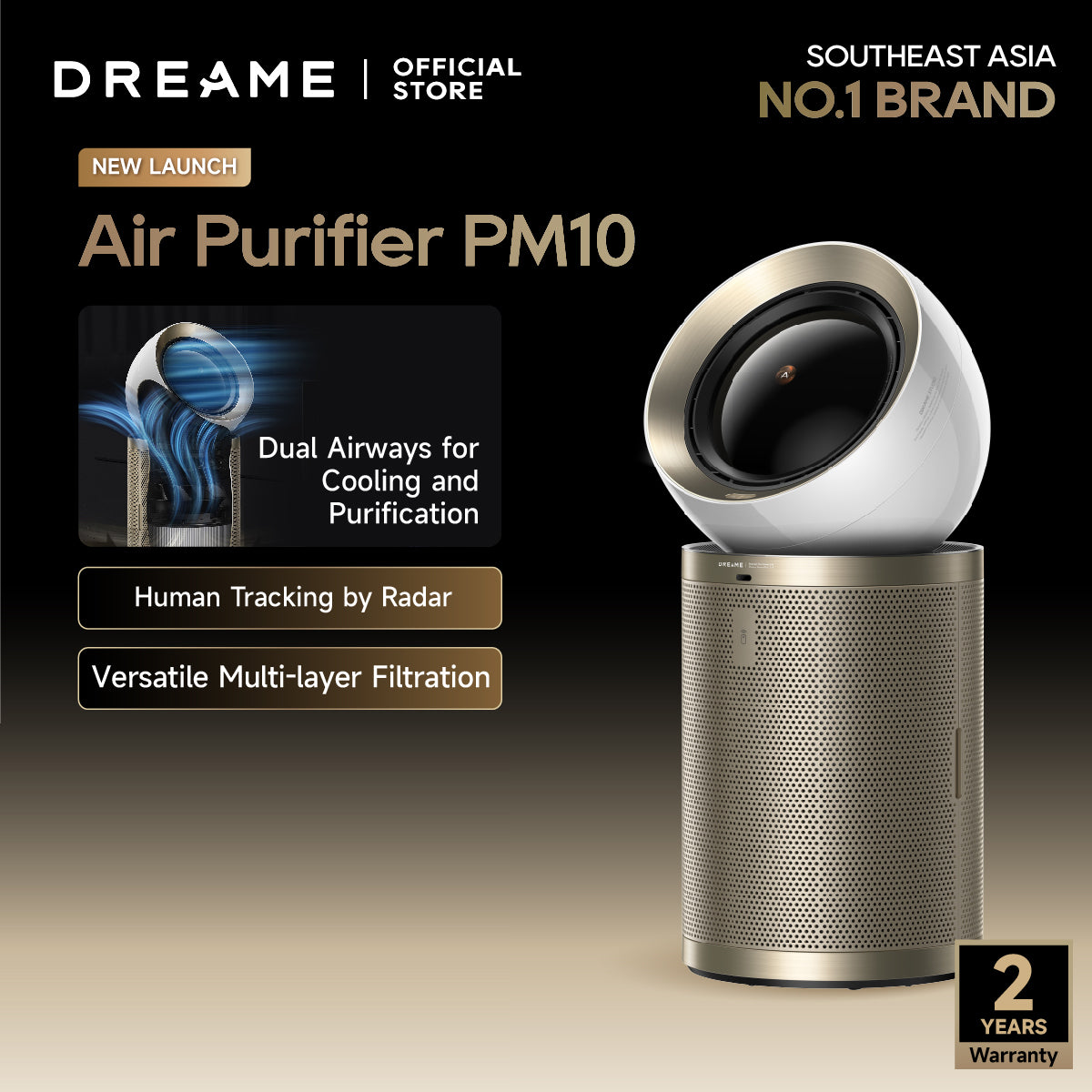 Dreame PM10 Dual Airflow Air Purifier