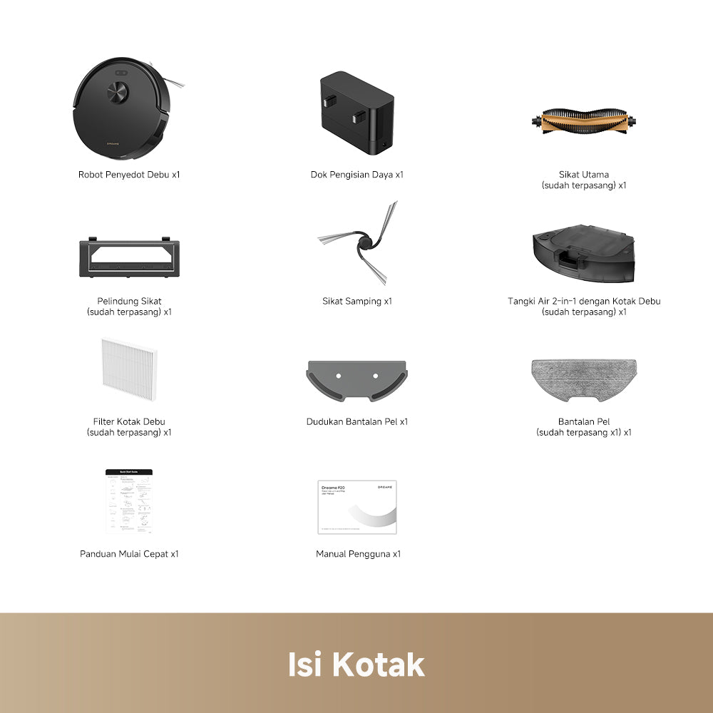 Dreame F20 Robot Vacuum Cleaner