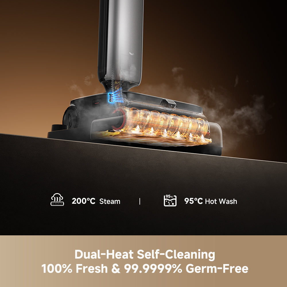 Dreame H16 Pro TriForce Steam,Foam Wash and Hot Water Wet & Dry Vacuum
