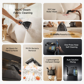 Dreame N20 Steam Portable Spot Carpet Cleaner