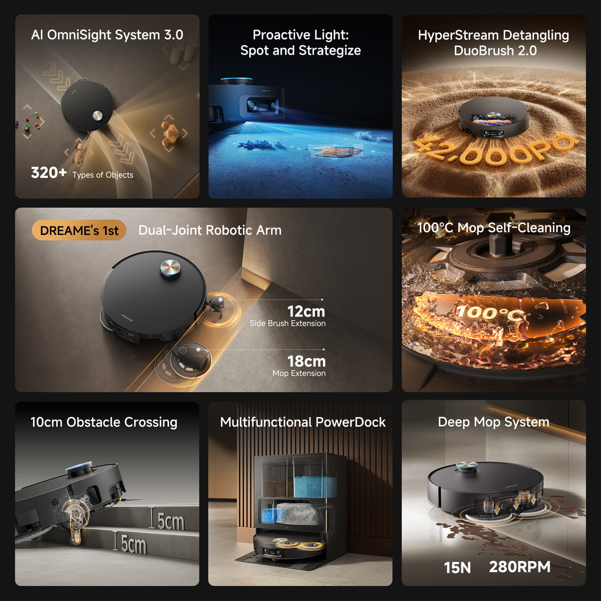 Dreame X60 Ultra Extreme Smart Robot Vacuum Cleaner