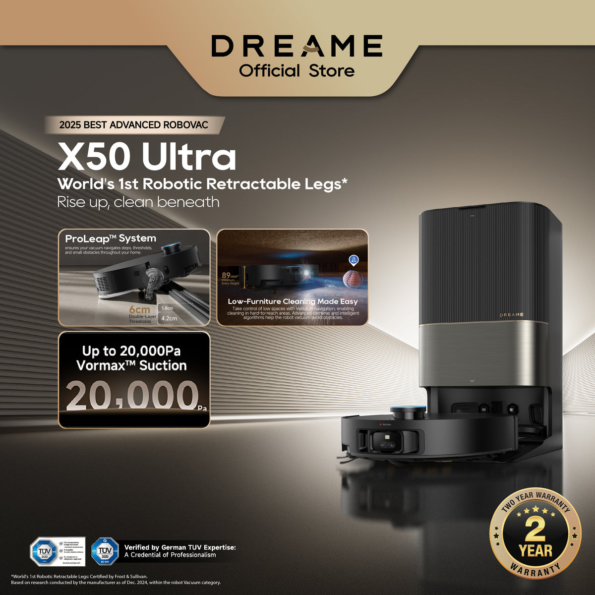 Dreame X50 Ultra Robot Vacuum Cleaner