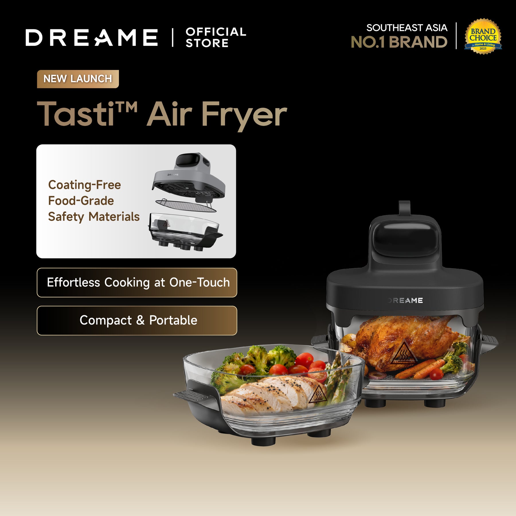 Dreame Tasti PT60 Air Fryer