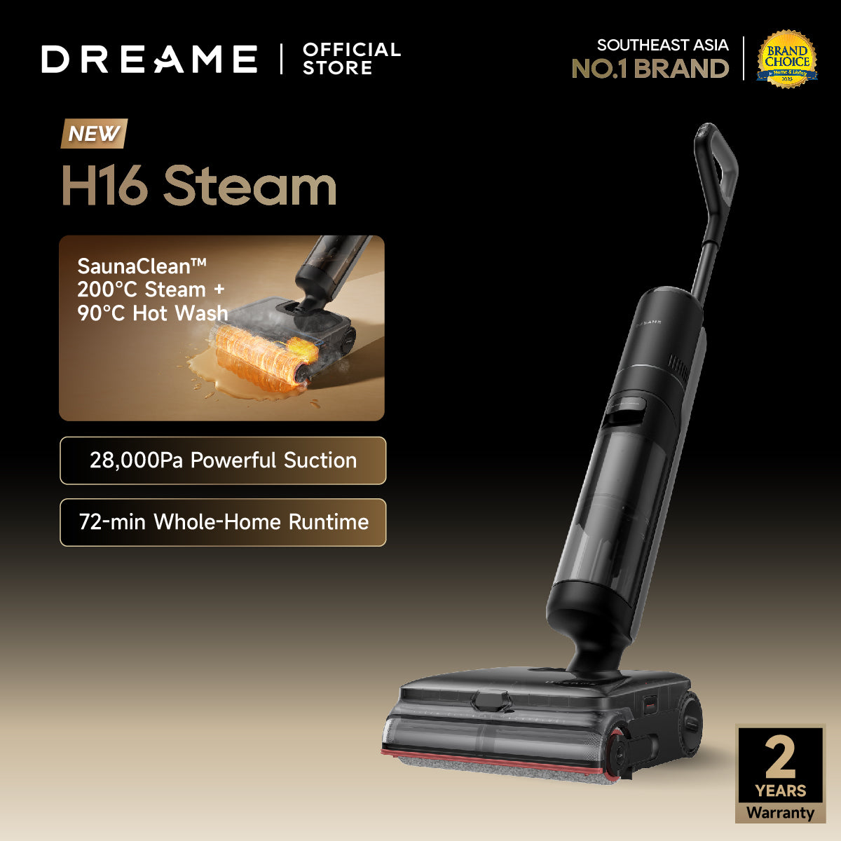 Dreame H16 Steam Wet & Dry Vacuum