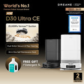 Dreame D30 Ultra CE Smart Robot Vacuum Cleaner