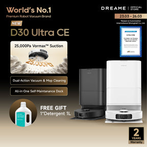 Dreame D30 Ultra CE Smart Robot Vacuum Cleaner