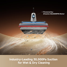 Dreame H16 Pro TriForce Steam,Foam Wash and Hot Water Wet & Dry Vacuum