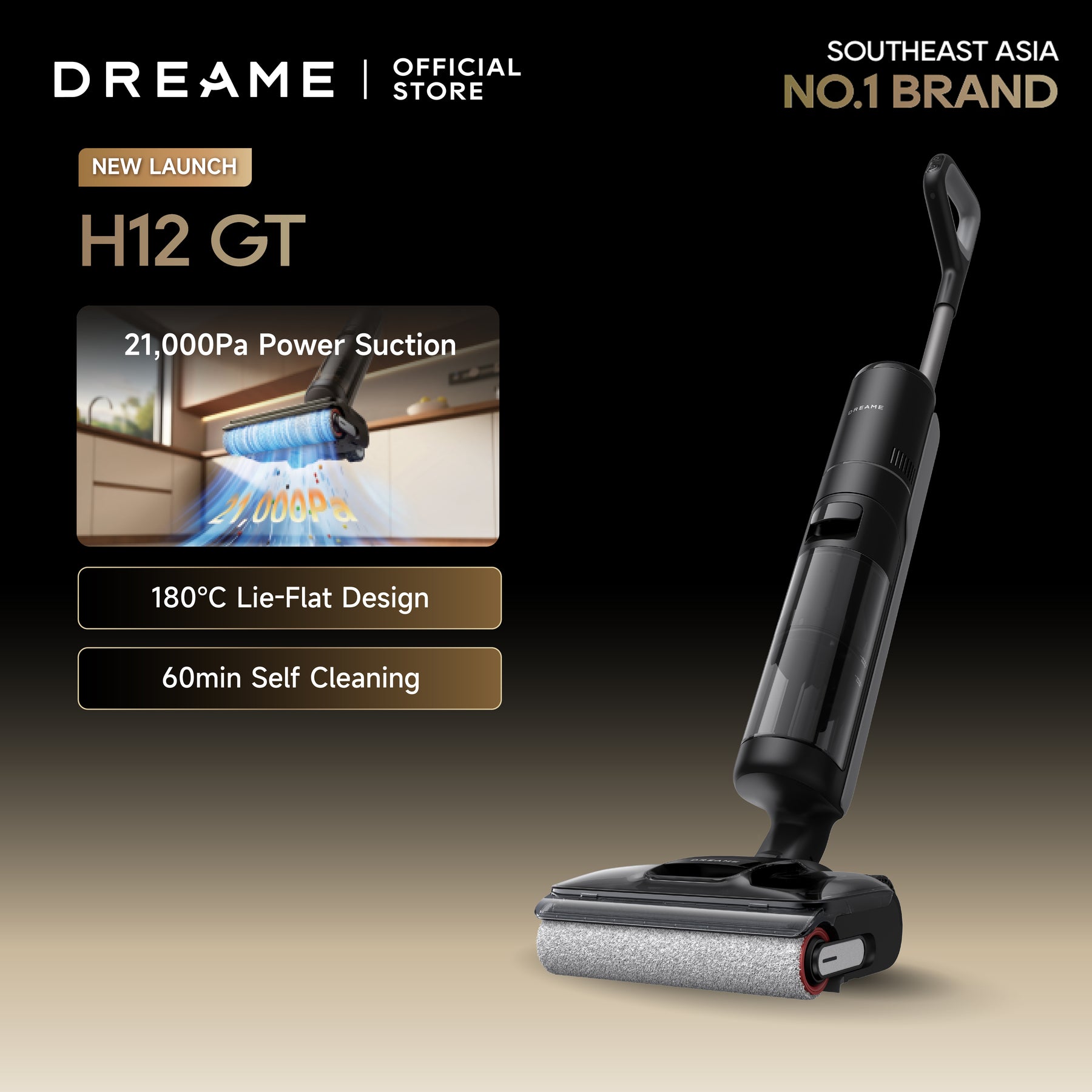 Dreame H12GT Cordless Wet & Dry Vacuum Cleaner