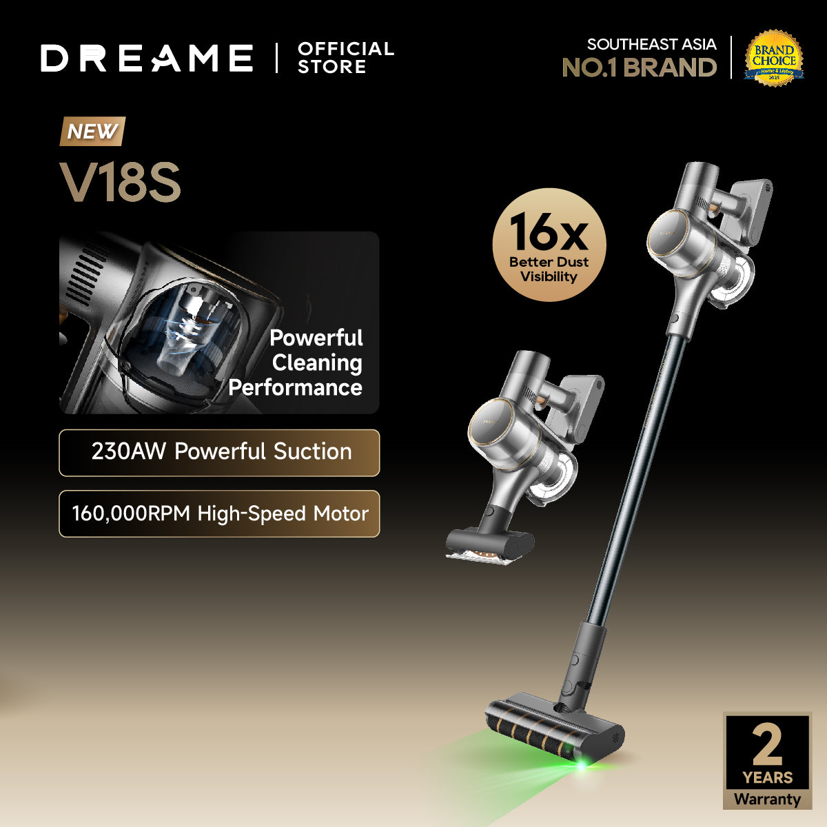 Dreame V18S Cordless Vacuum Cleaner