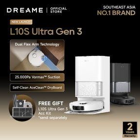 Dreame l10s Ultra gen 3 Smart Robot Vacuum Cleaner