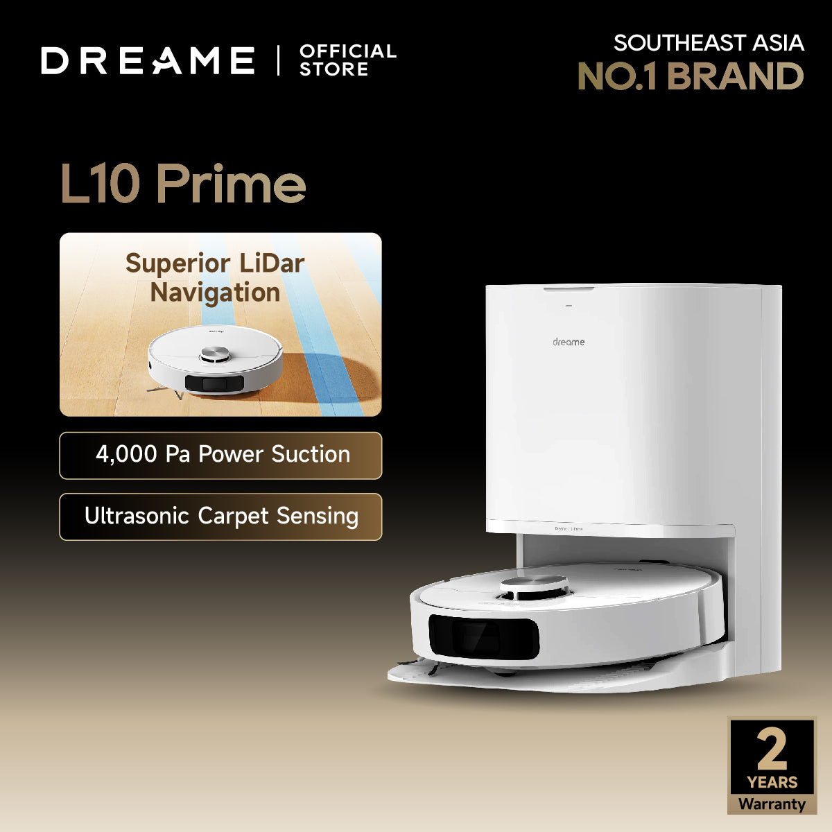 Dreame L10 Prime Smart Robot Vacuum Cleaner