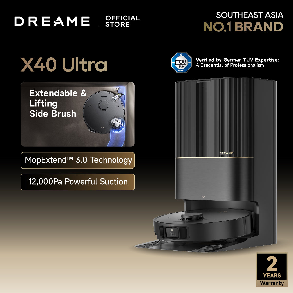 Dreame X40 Ultra Robot Vacuum Cleaner