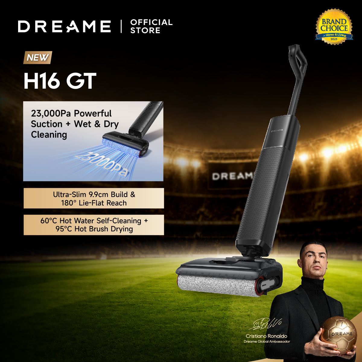 Dreame H16GT Cordless Wet & Dry Vacuum Cleaner