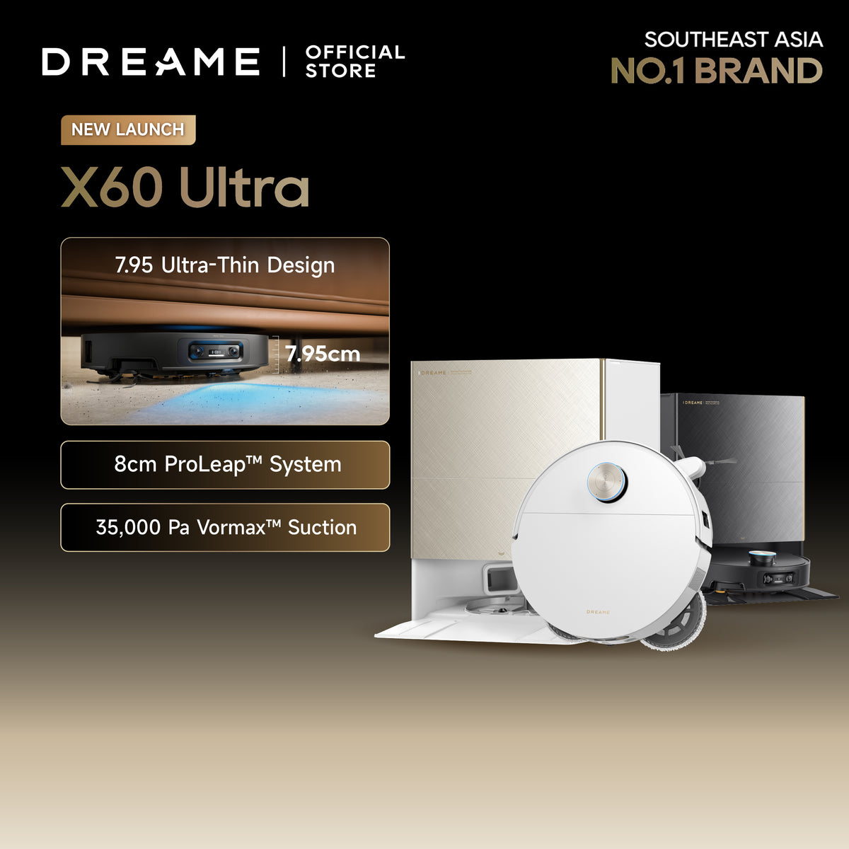 Dreame X60 Ultra Smart Robot Vacuum Cleaner
