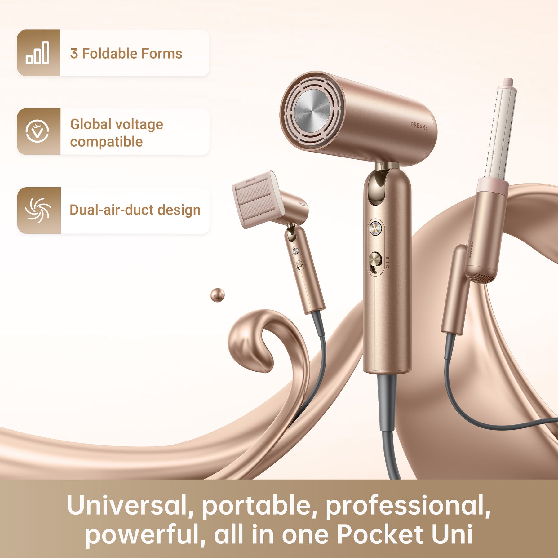 Dreame Pocket Uni Portable Hair Dryer